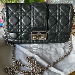 Dior Miss Dior Cannage Leather Crossbody Bag